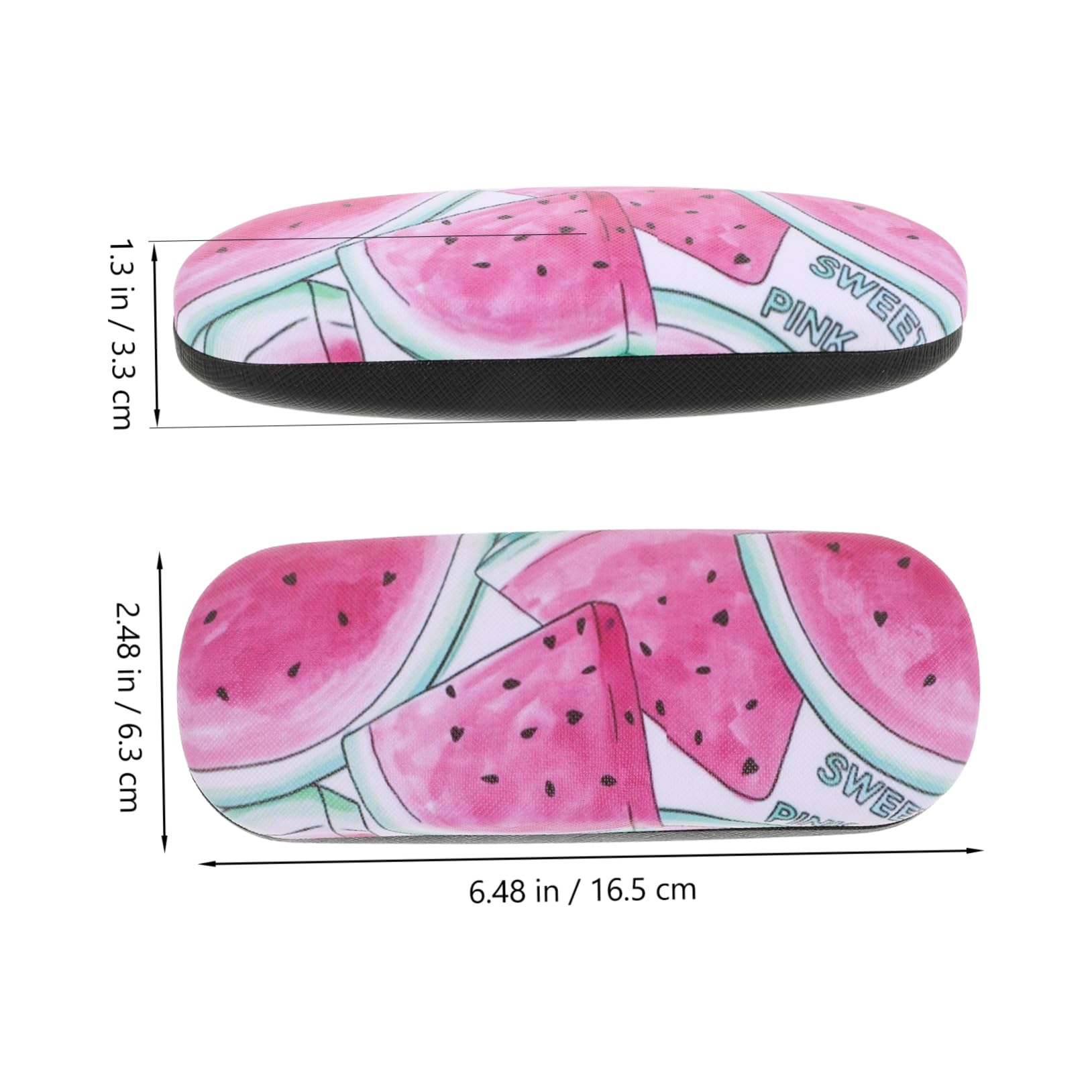 BESTYASH Custodia Per Occhiali A Forma Di Anguria Custodia Alla Moda Con Custodia Per Occhiali Per Custodia Per Occhiali Da Sole Organizer Per Occhiali Da Sole Antipolvere