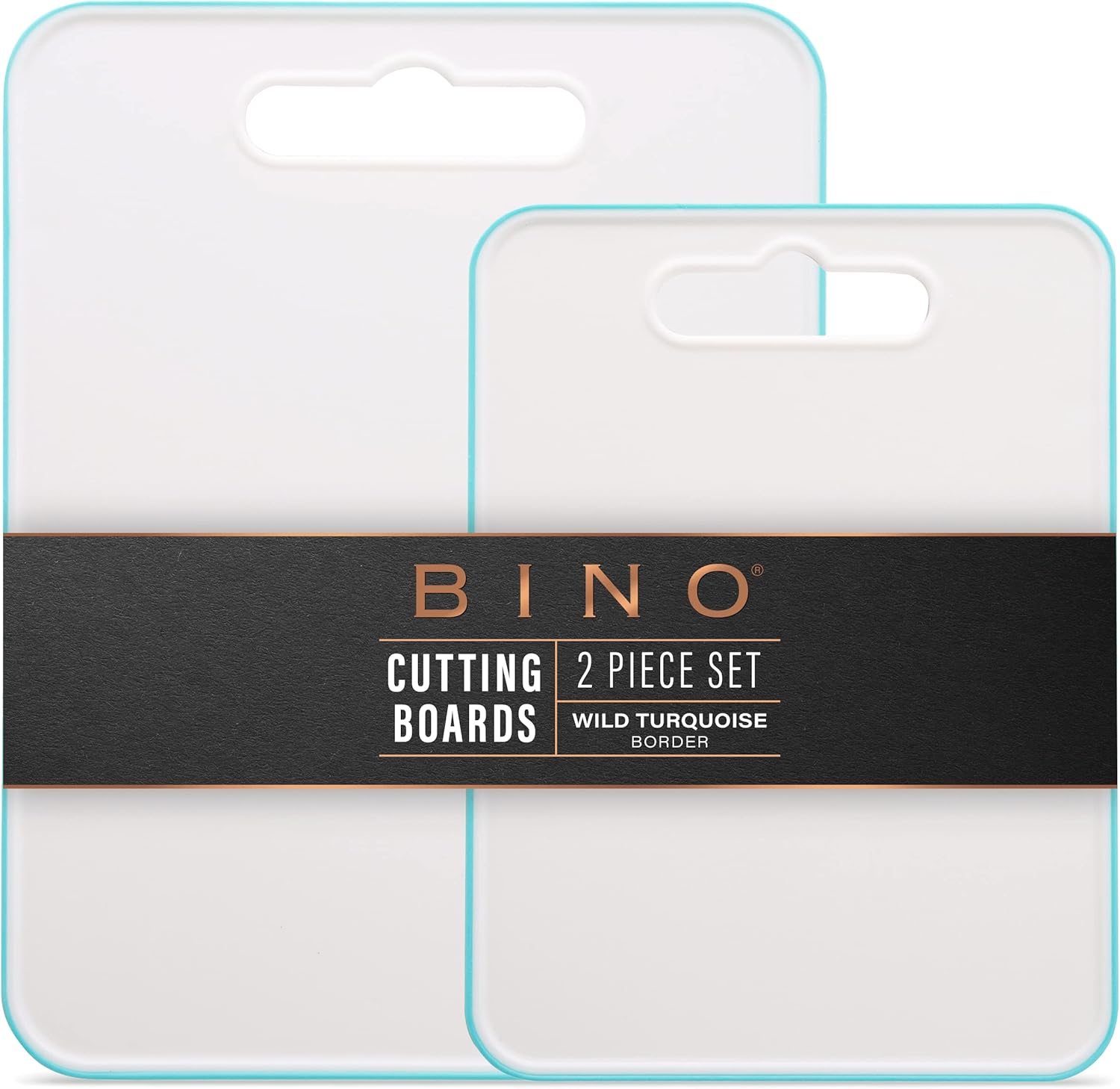 BINO Tabla de cortar  Tablas de cortar de 2 piezas  Plástico sin BPA, duradero, gran superficie, multiuso, de doble cara, apto para lavavajillas