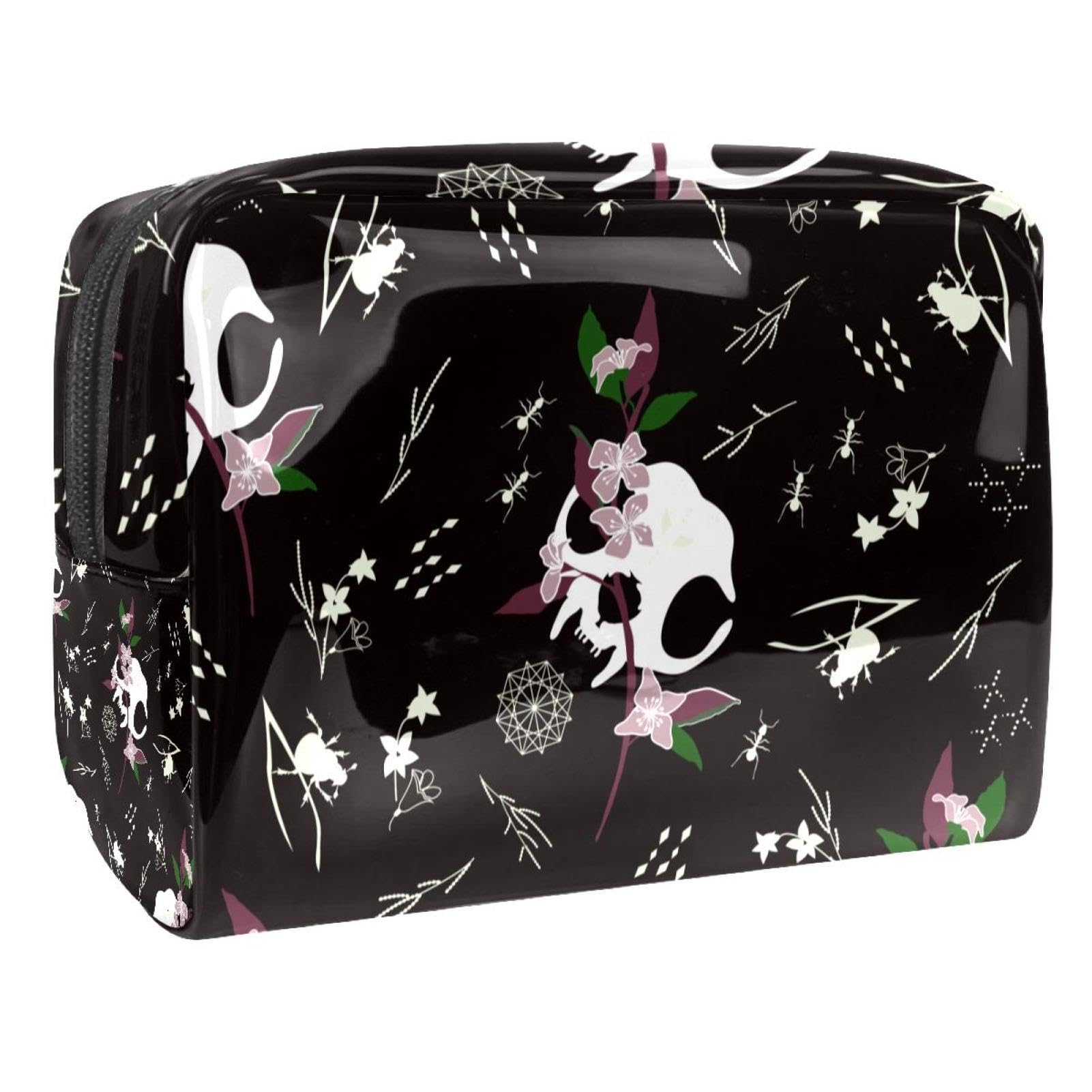 Sac de maquillage tête de mort grand volume étanche - 7