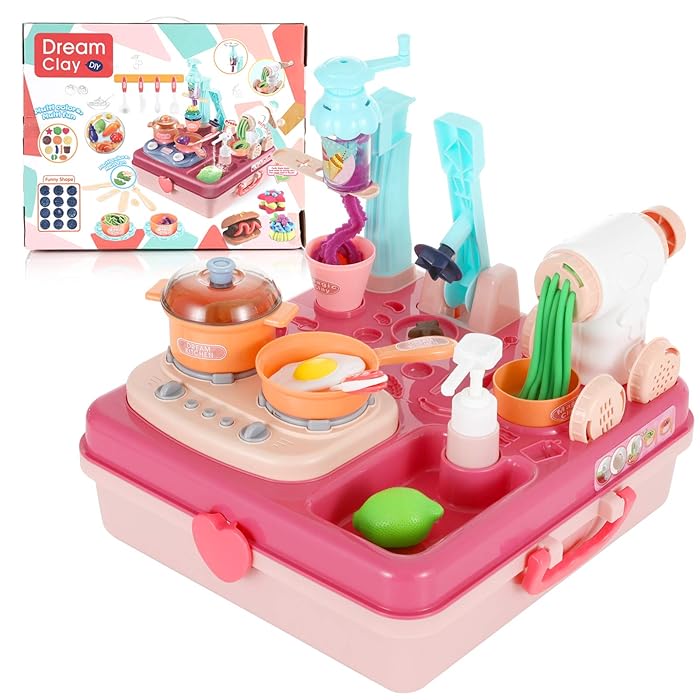 Buy Playdough Sets for Toddlers and Kids, Play Dough Kitchen Creations