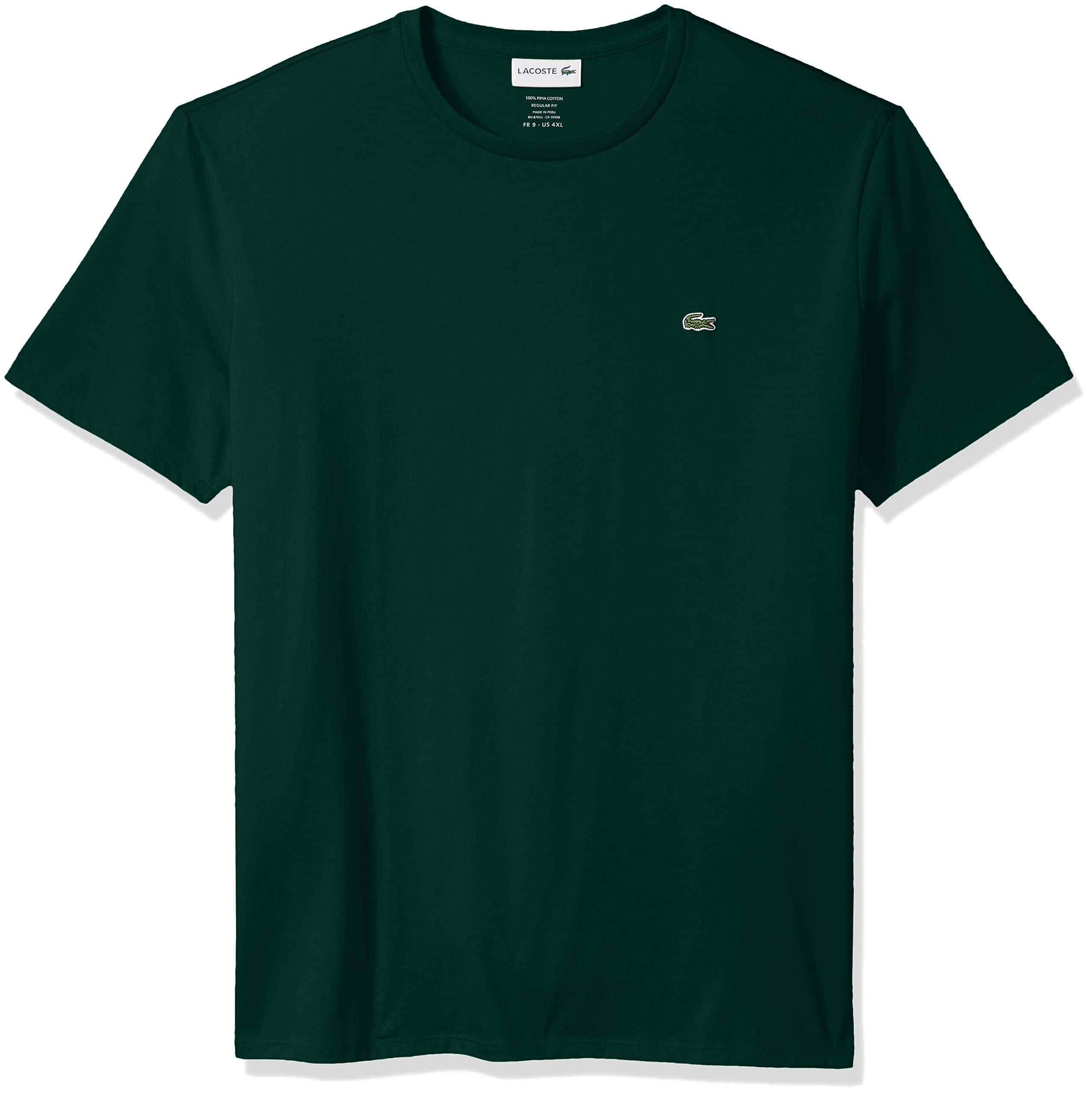 Lacoste Men's Short Sleeve Crew Neck Pima Cotton Jersey T-Shirt