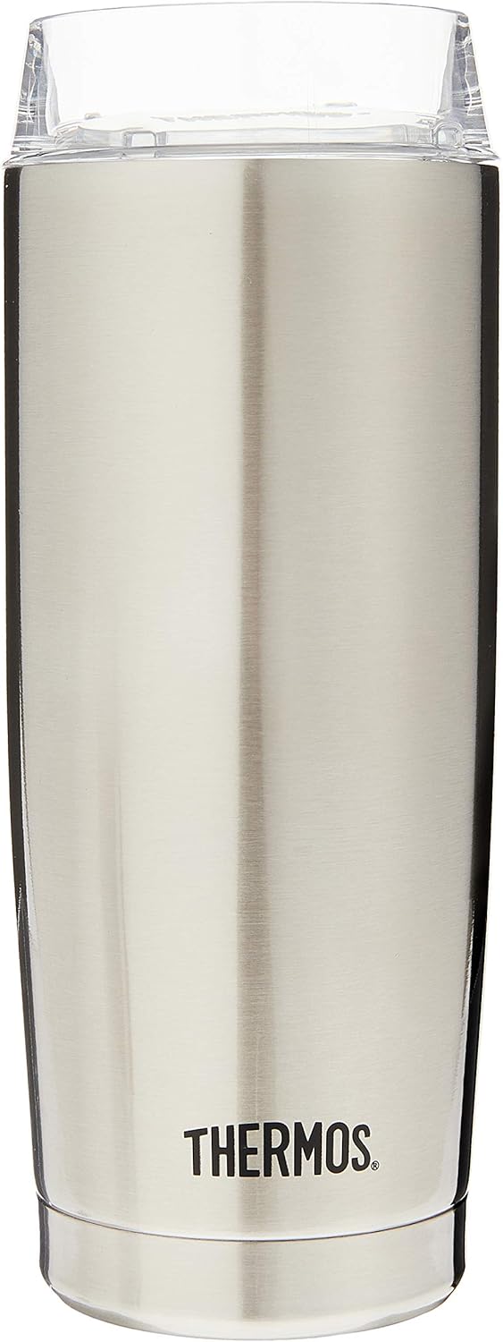 Thermos Stainless Steel Tumbler with 360 Degree Drink Lid, 16 oz