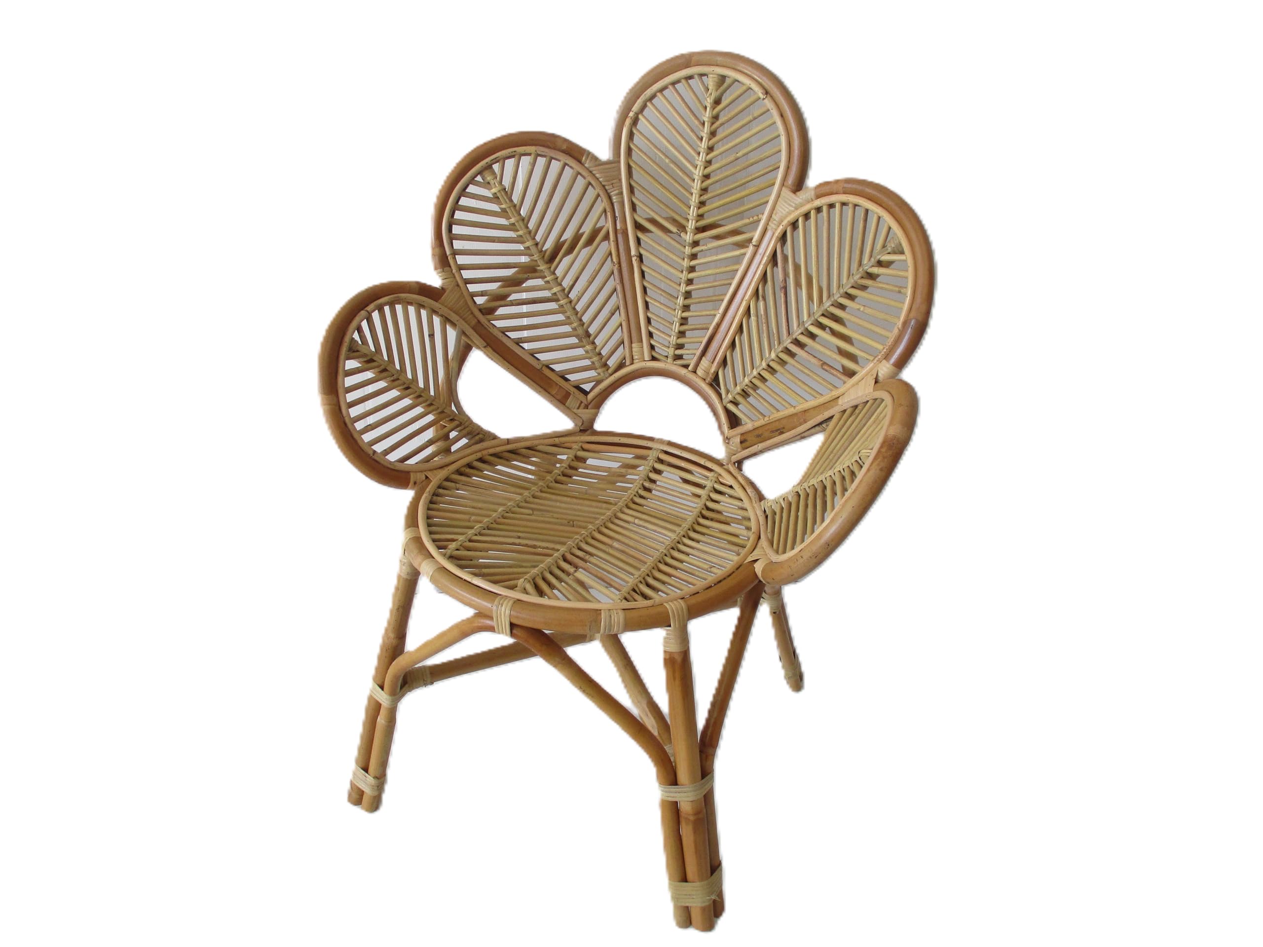 poltrona vimini rattan naturale adulti rattan 93 CM altezza per interno ed esterno con cuscino in omaggio
