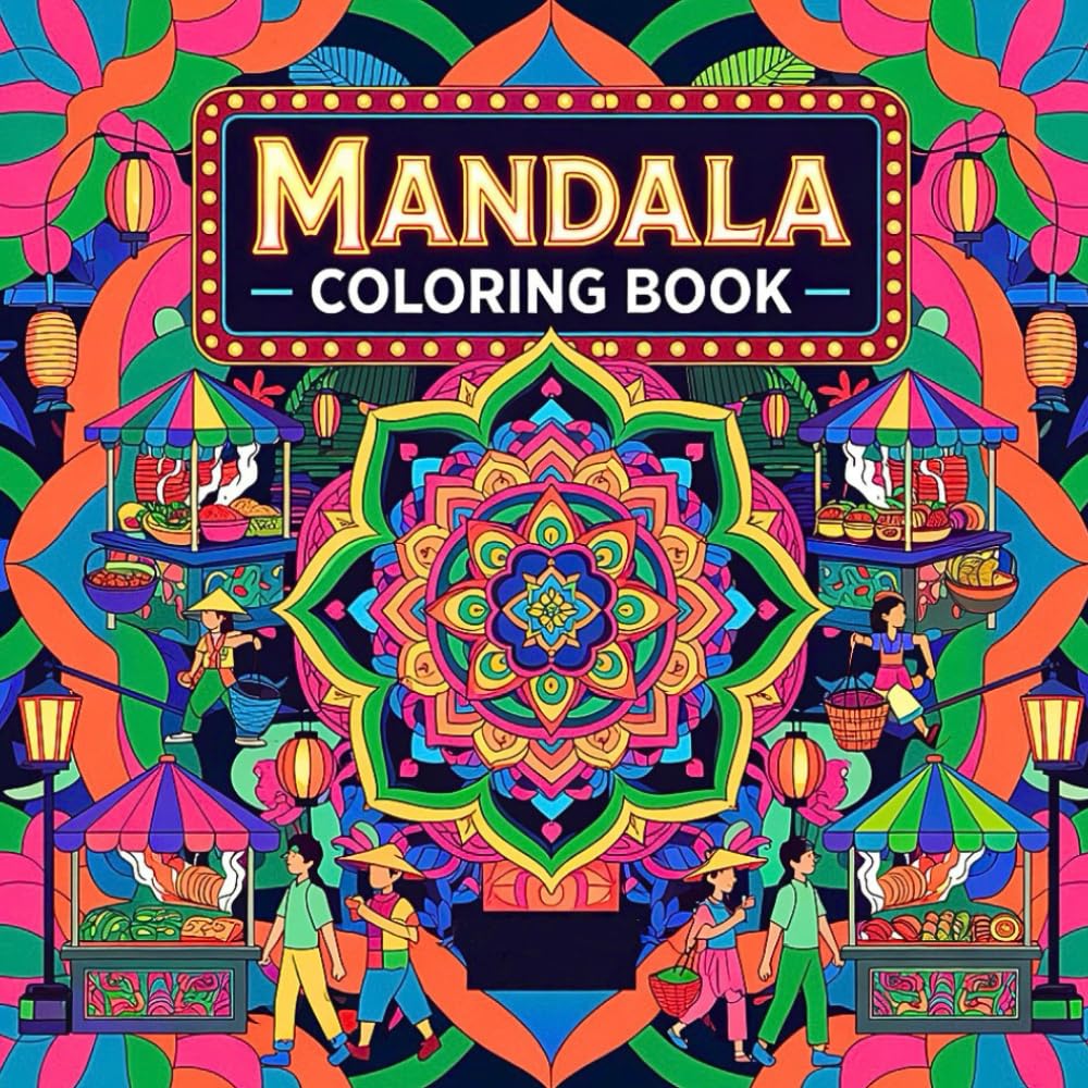 Mandala Coloring Book for Adult Peaceful Mind and Creative Flow Featuring Therapeutic Mandala Patterns for Relaxation Stress Relief and Mindful Artistic Coloring