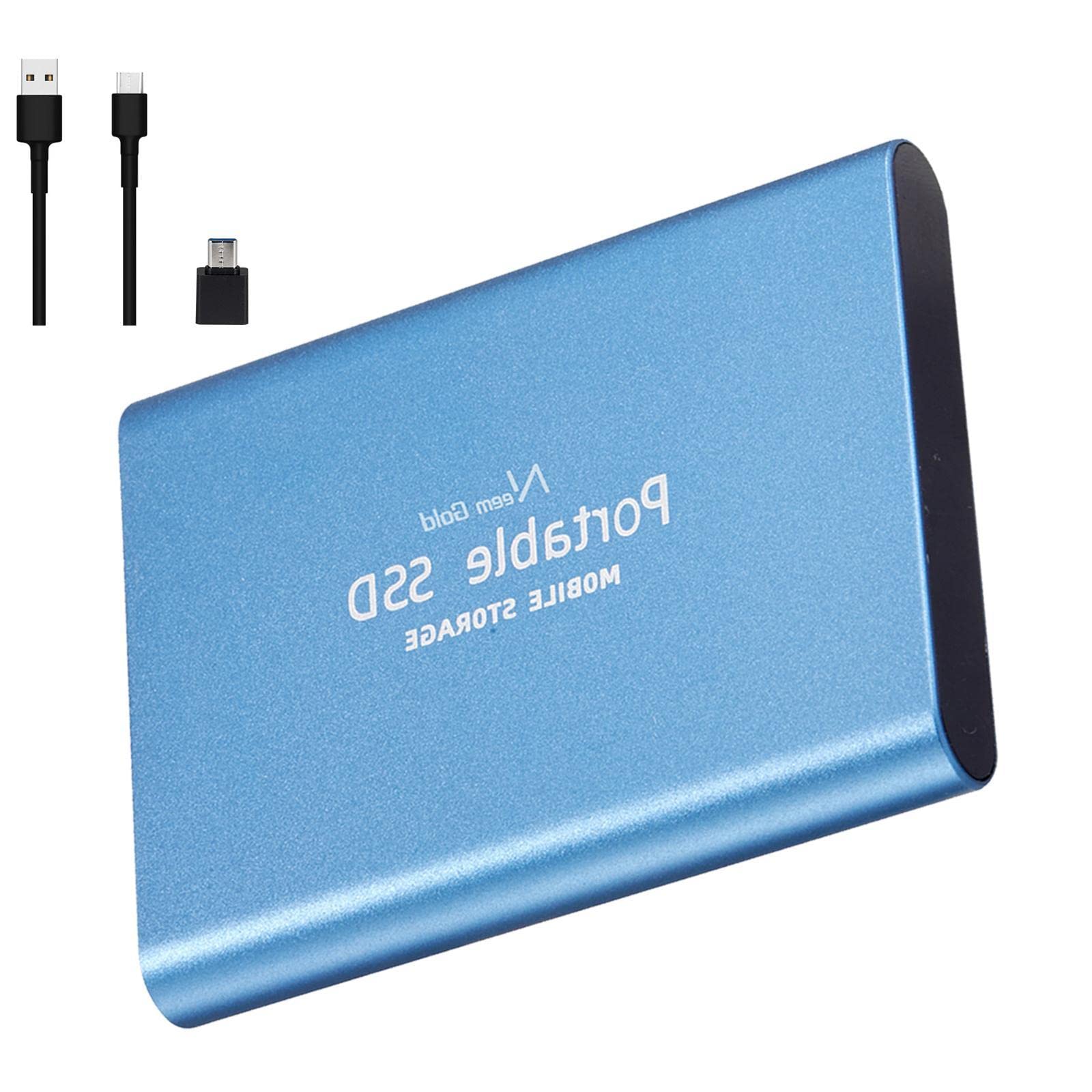 SSD USB 3.1 External Solid State Drives Hard Disk for PC Laptop 500GB Blue-image-46