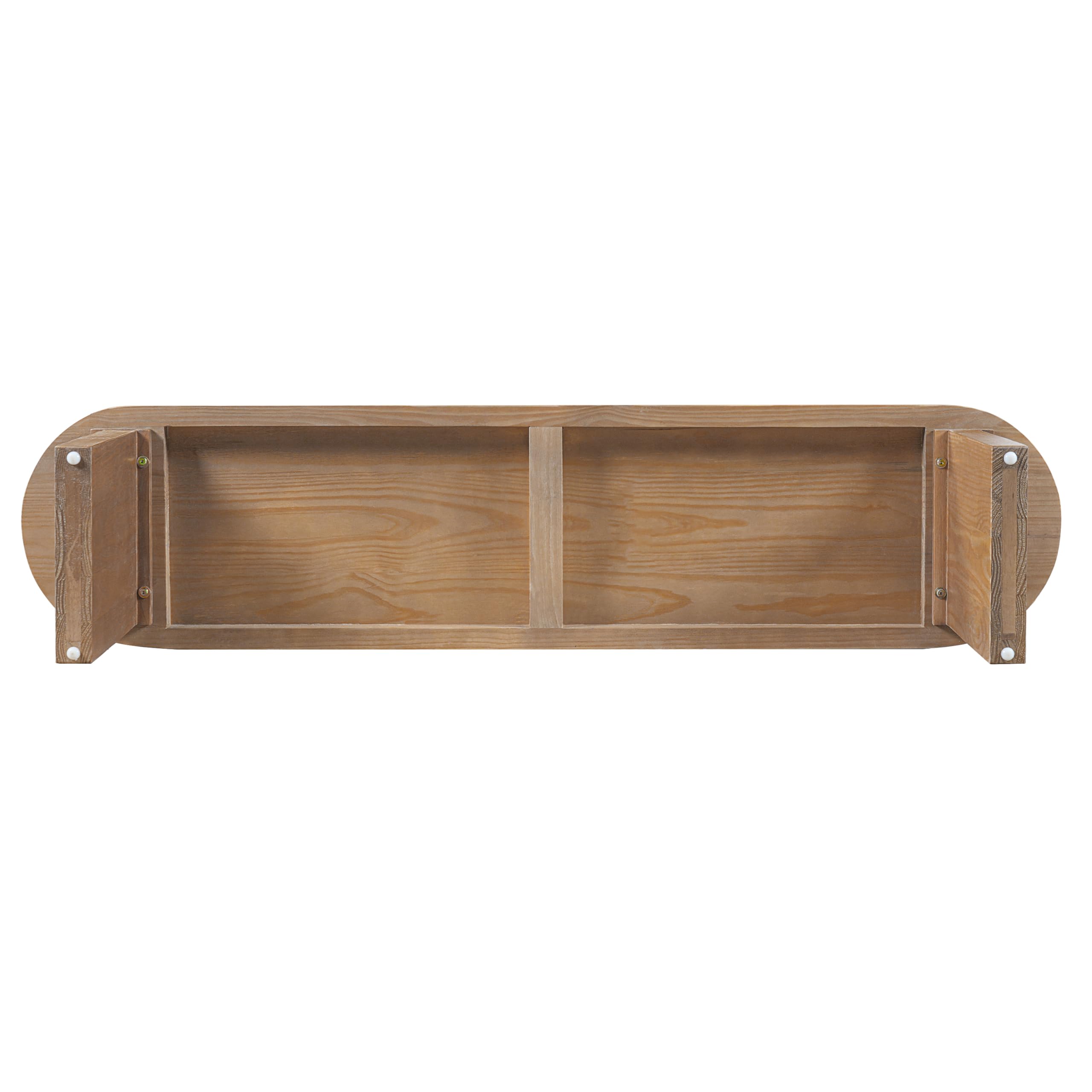 Christopher Knight Home Arford 62.8" Indoor Pine Dining Bench, Solid Wood Bench Seat for Dining Table, Modern Oval Dining Seat, Spacious Seating, Long Footstool for Living Room Dining Room, Pine Wood