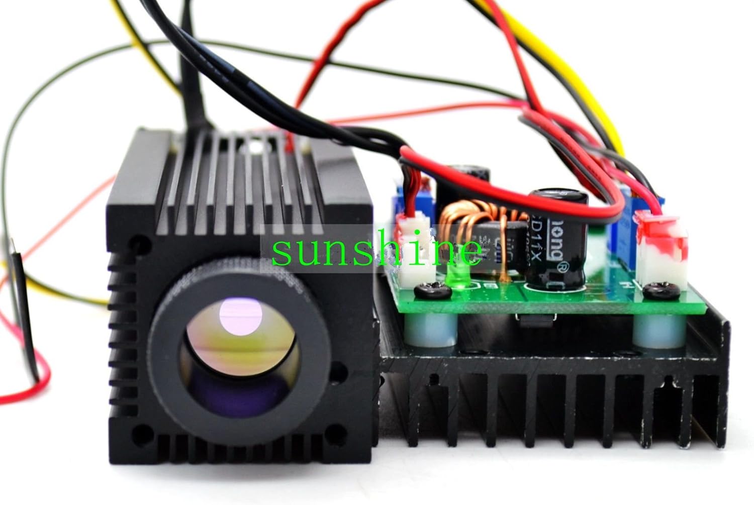 High Power 980nm W1.6 G-L1600 M W Focusable IR Infrared Laser Dot Module 12VDC w/ 2W Diode Laser