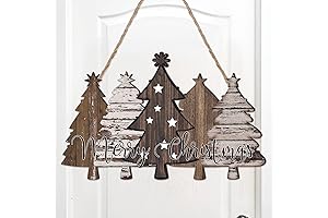 Soaoo Christmas Wood Signs Decor: Adorn Your Space with Festive Charm