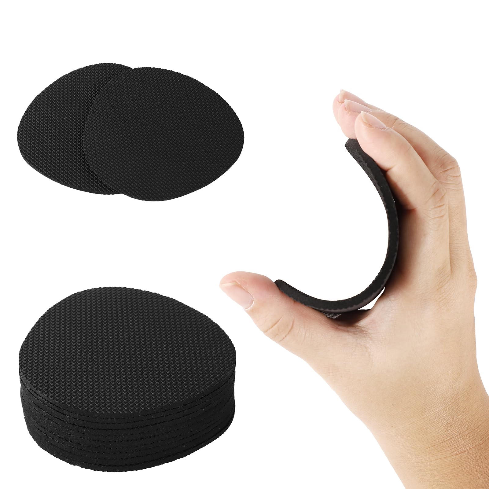 10pcs Gym Grip Pads for Weightlifting, Rubber Gymnastics Hand Grips for Weight Lifting Bear Grips Alternative Workout Pull Up Gloves for Women Men No Sweaty Hands