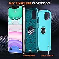 Vista 4 de SPIDERCASE Funda a prueba de golpes para iPhone 11, [protección contra caídas de grado militar de 10 pies], con 2 piezas
