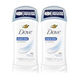 Dove Invisible Solid Antiperspirant Deodorant Stick 2 Count Original Clean, for Women, For All Day Underarm Sweat & Odor Protection 2.6 oz