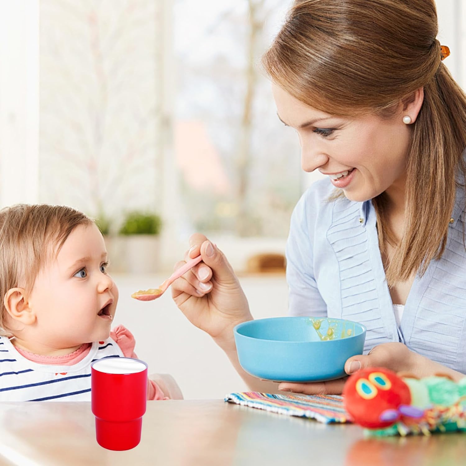 3 oz Mini Tumbler Shot Glass with Straw and Lid Colored Stainless Steel Sublimation Tumblers Double Wall Vacuum Insulated Cups Wedding Birthday Party Favors 6 Pack - Image 6