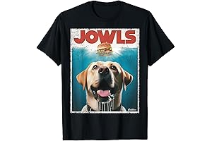 Funny Yellow Lab Jowls Top, Labrador Retriever Dog Mom, Dad T-Shirt