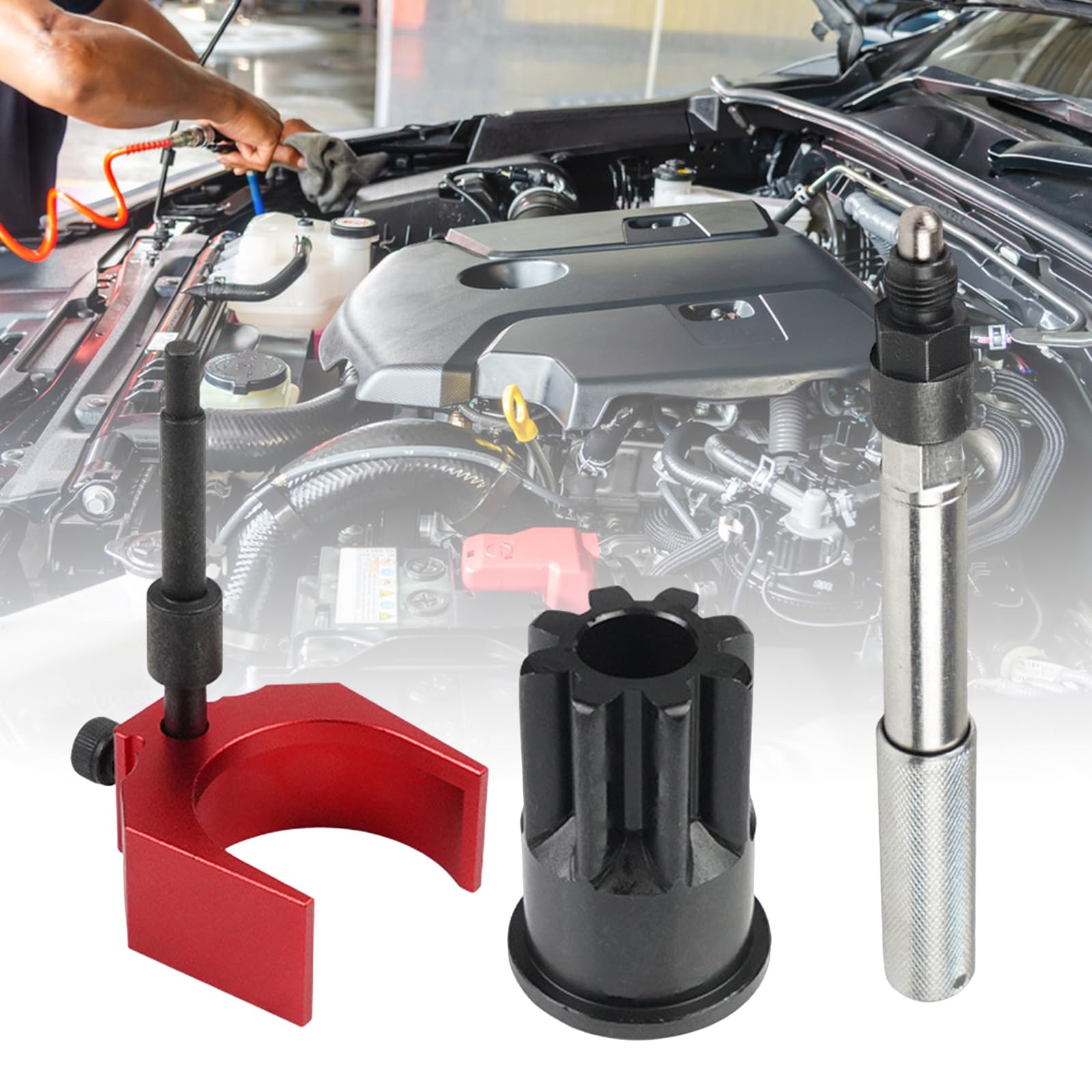Presa per sbarramento motore resistente e perno di fasatura 9U-7227 adattatore per regolazione dell'altezza strumento per tecnico automobilistico strumento professionale per la manutenzione del motore