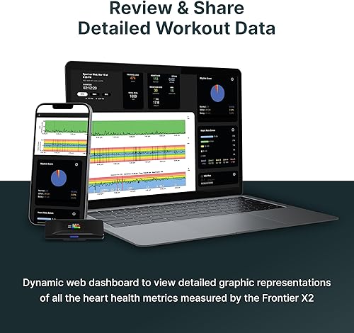 Miniatura 9 de 2 correas inteligentes para el pecho, monitor de salud cardíaca portátil con tensión, frecuencia respiratoria, alertas de vibración en tiempo real y