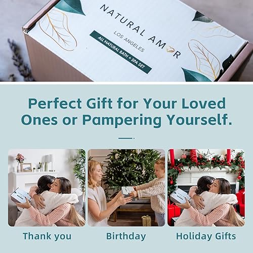 Miniatura 6 de Natural Amor - Juego de barra de jabón orgánica hecha a mano (paquete de 4), hecha con ingredientes naturales, jabón de proceso frío, juego