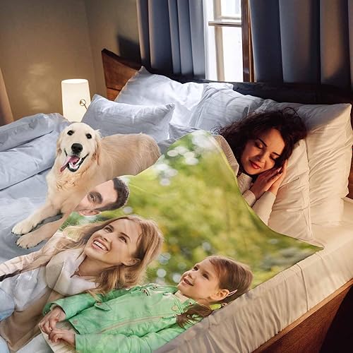 Miniatura 6 de D-Story Mantas personalizadas con fotos, regalos personalizados para parejas, regalos de aniversario y cumpleaños para esposa, marido, novia, novio,