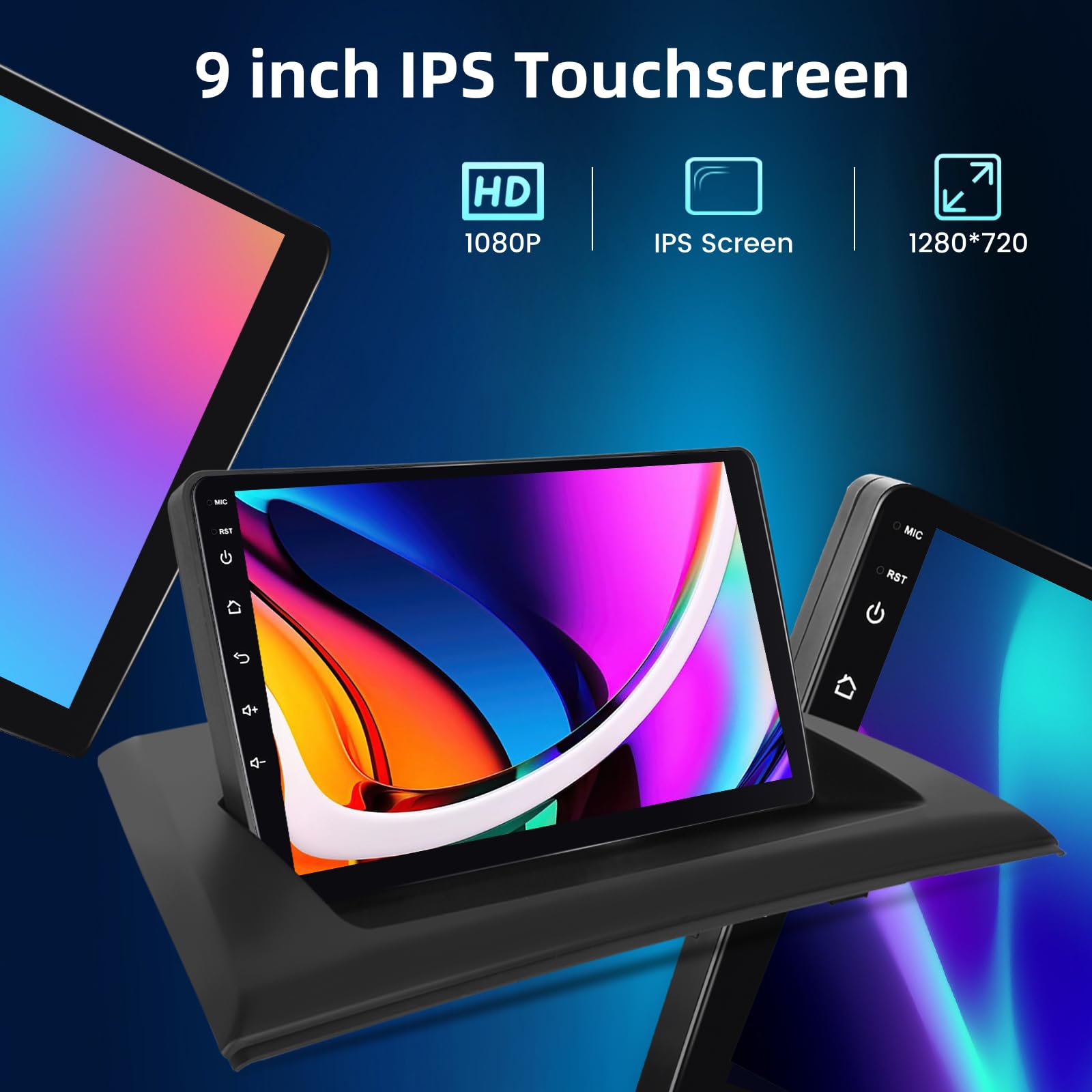 NHOPEEW Radio samochodowe 4 + 64 G do BMW X3 E83 2004-2012 - 9 cali radio samochodowe z systemem Android z bezprzewodowym Carplay i Android Auto - Mirror Link 32EQ DSP Split-Screen + kamera cofania i