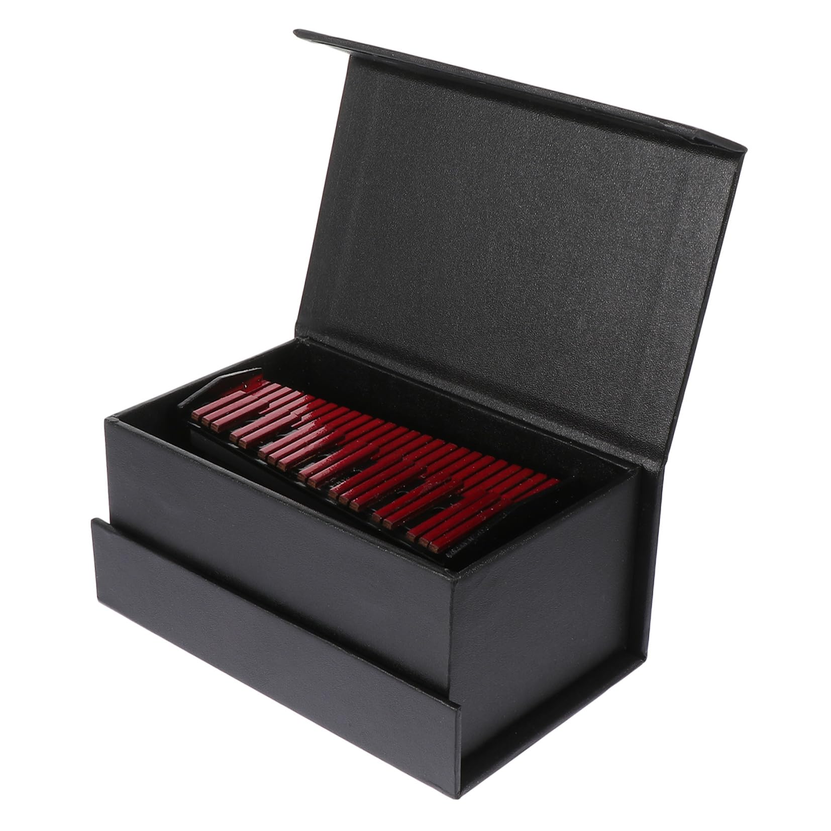 UPKOCH Decorazione Miniatura Marimba in Resina Naturale Forma Realistica per Mini Casa, Effetto Decorativo per Amanti della Musica Scatola di Conservazione