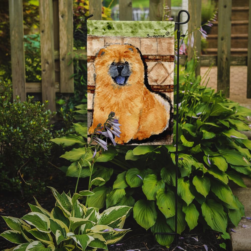 Bandiera Chow Chow 28x38 Cm Doppia Faccia - Bandiera Da Giardino In Poliestere Resistente Alle Intemperie