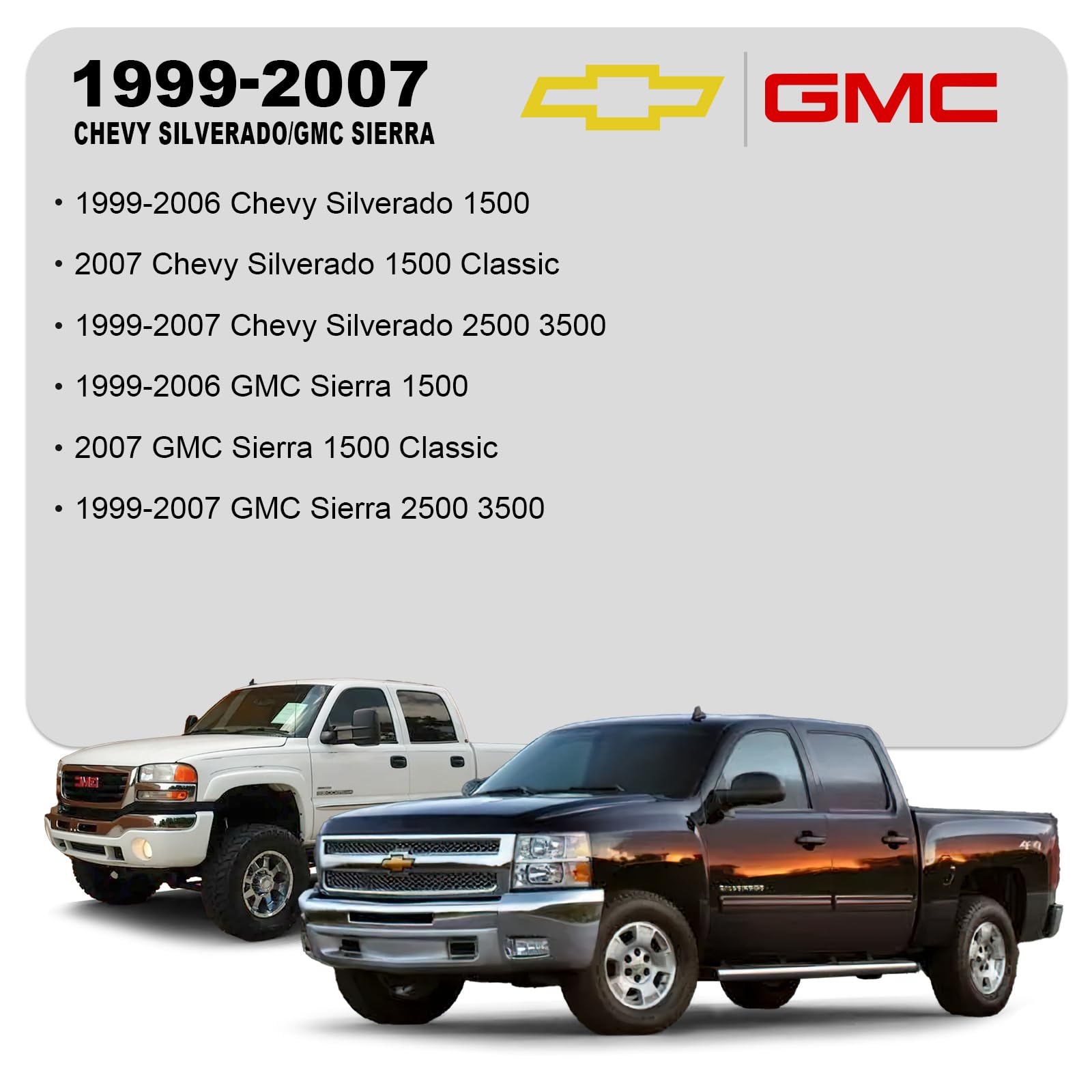 Juego De 12 Clips Para Manija De Puerta Trasera Chevy Silverado / GMC Sierra 1500-3500 (1999-2007)
