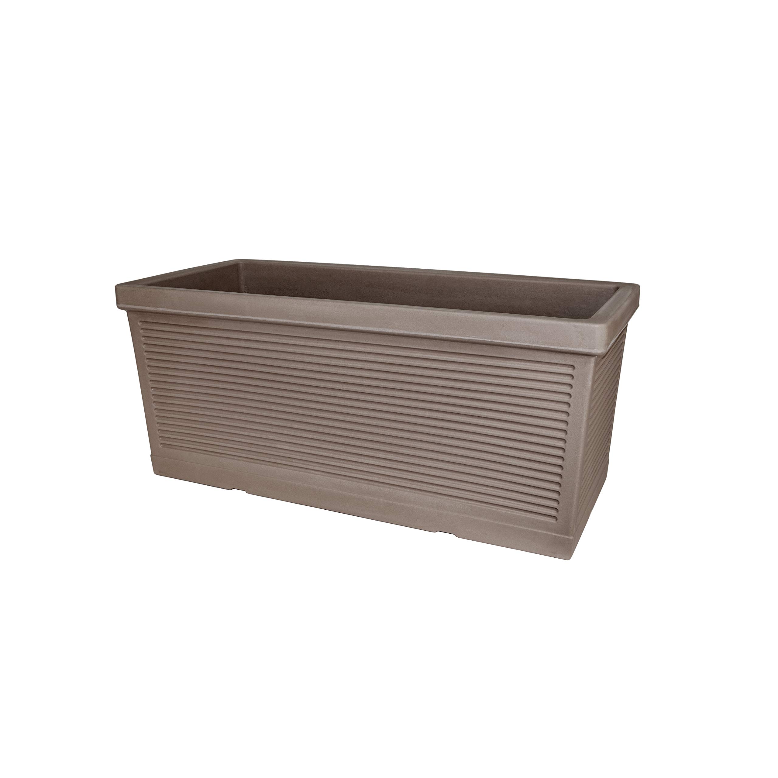 Bloem Dura Cotta Window Box Planter w/Tray, 18