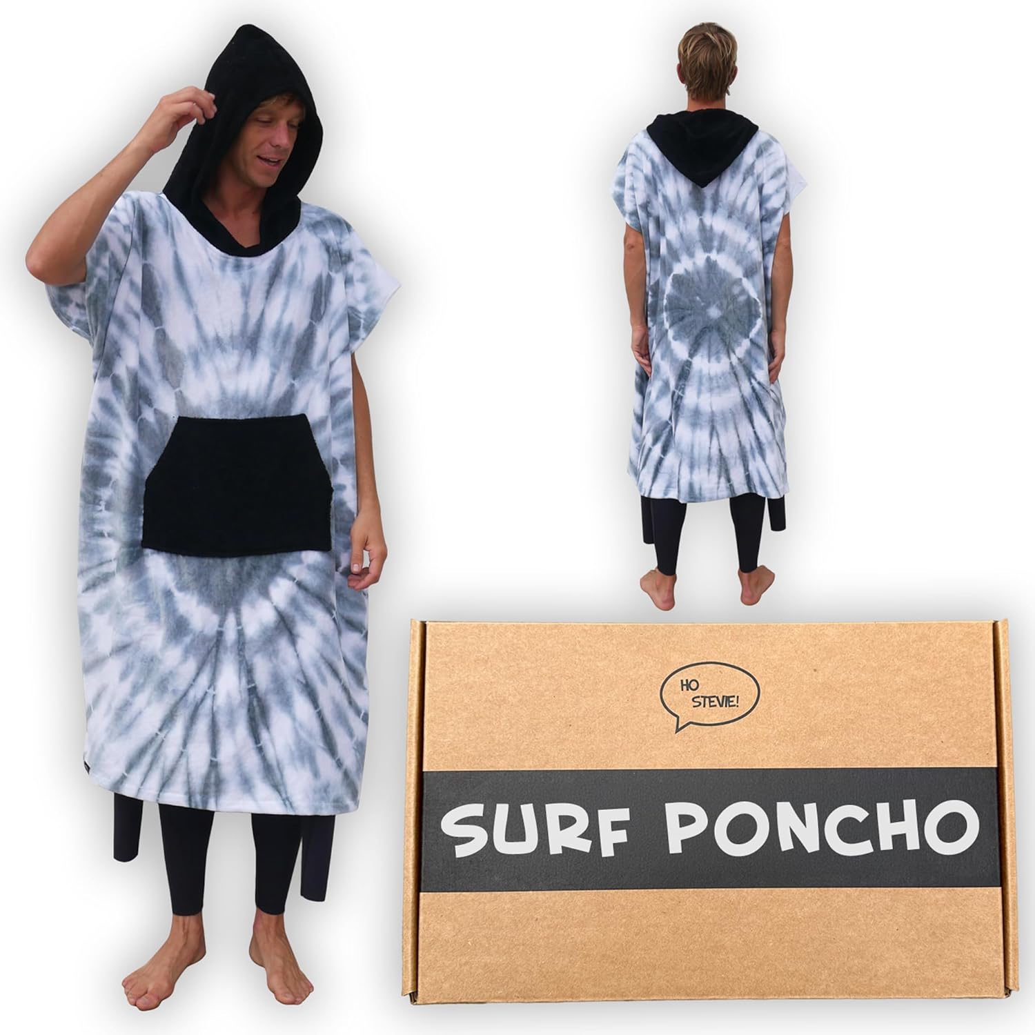 Ho Stevie! Surf Poncho - warm, soft cotton changing poncho