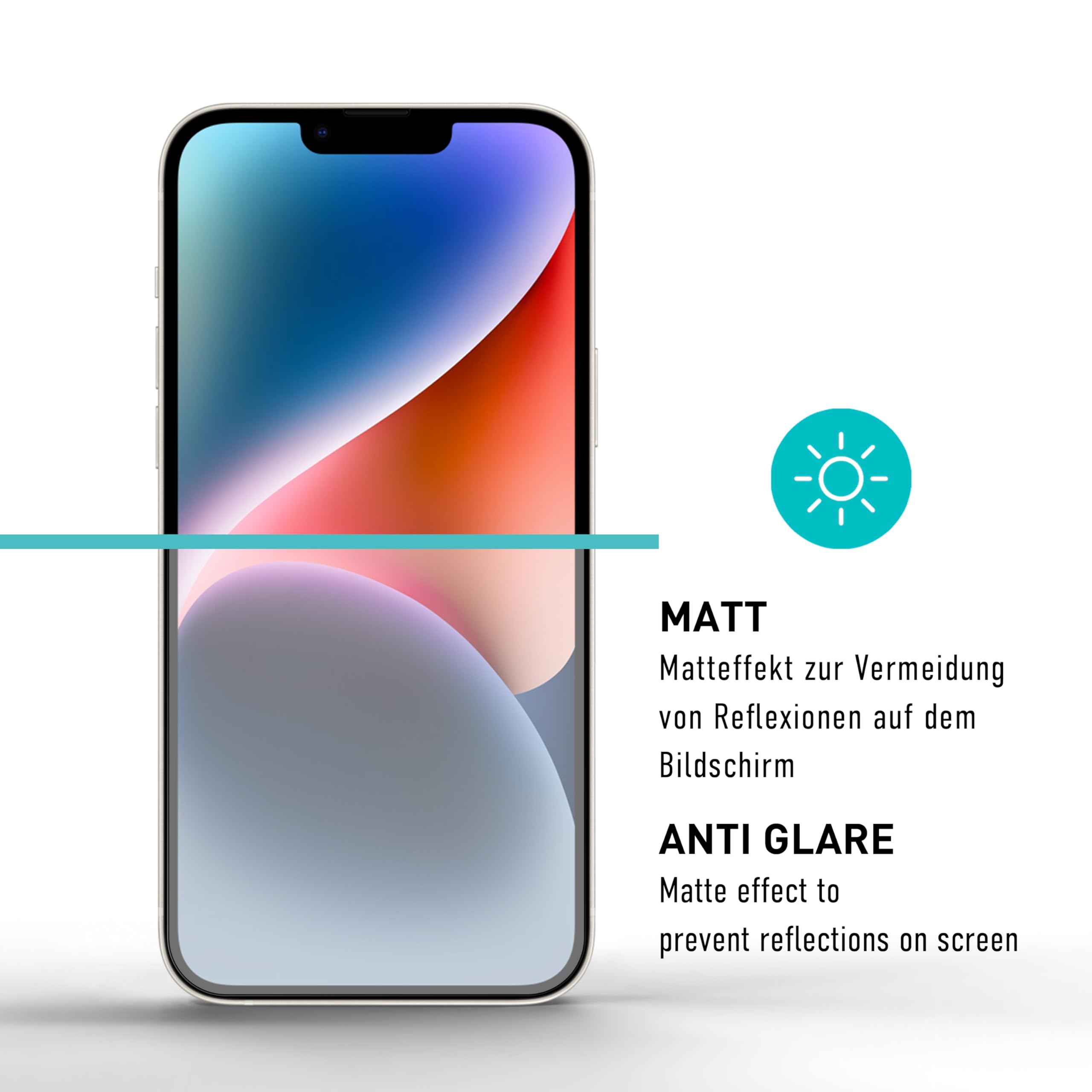 Smartect Vetro Temperato Privacy Per IPhone 14 Pro Max – 2 Pezzi Con Cornice Di Installazione, Antigraffio 9H, HD