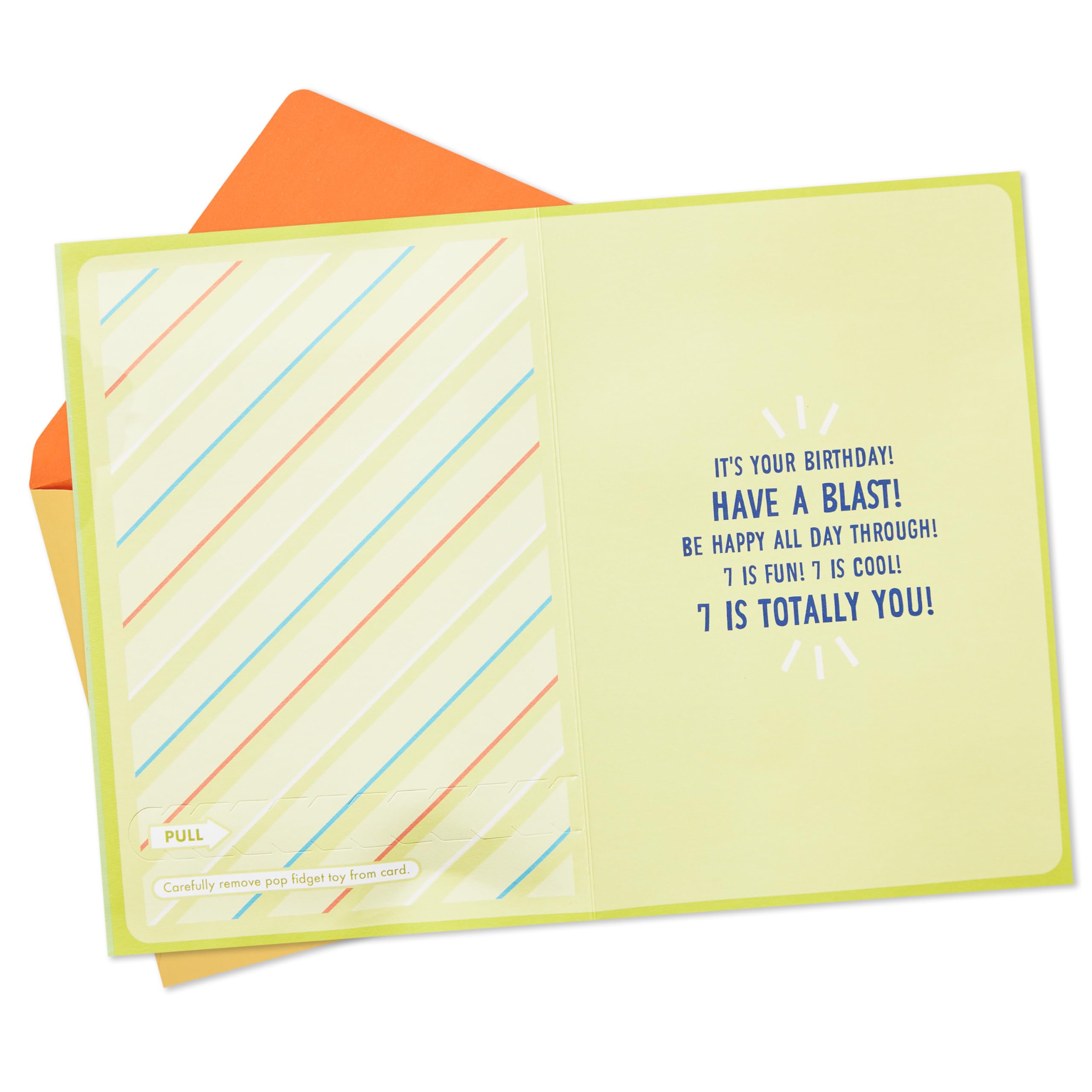 Amazon.com : Hallmark 7th Birthday Card for Kids with Detachable