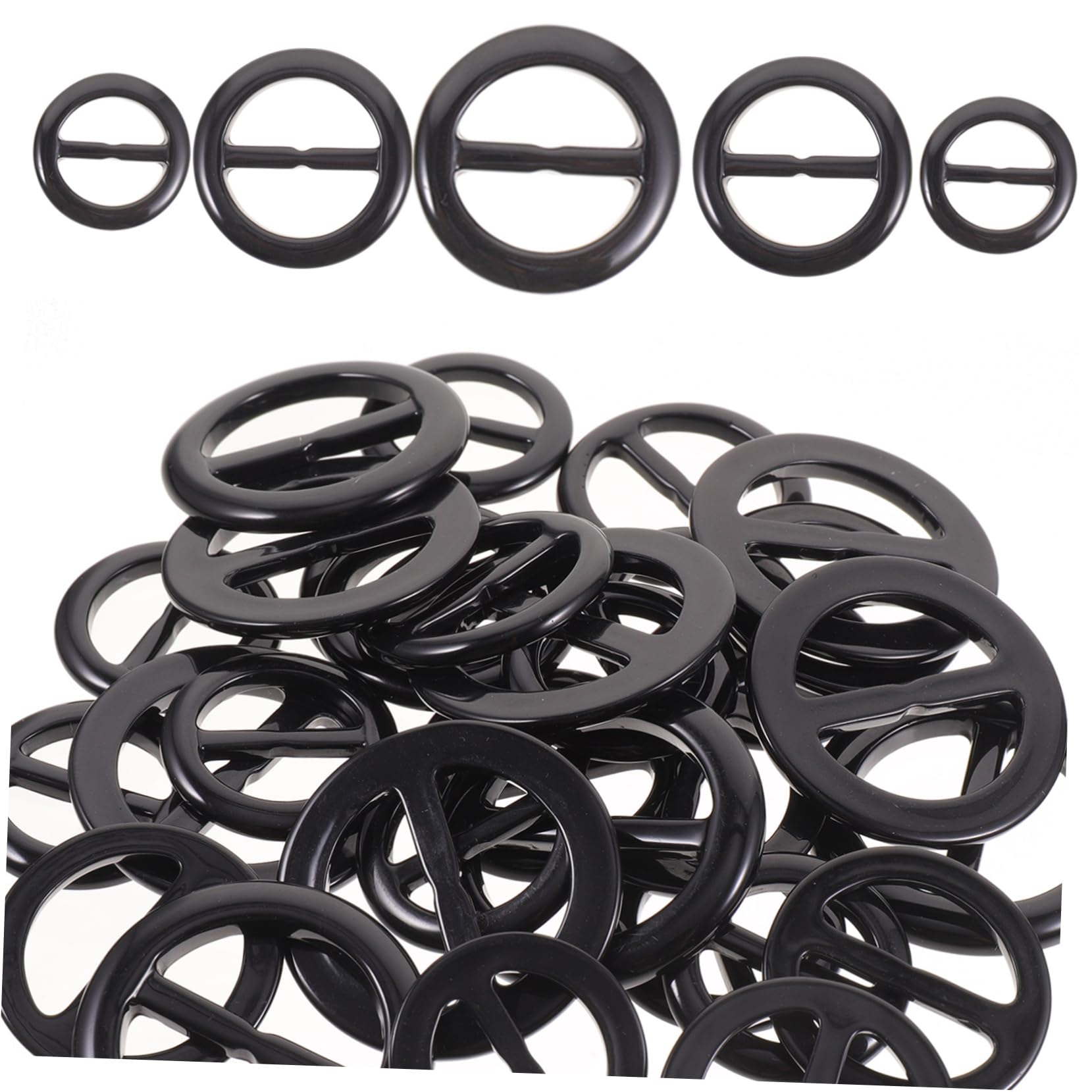 Tofficu 150stücke Teiliges Aus Resin Schalringen Halteclips Shirts Elegante Knotenringe Für Modeaccessoires Für Festliche Anlässe Und Alltag