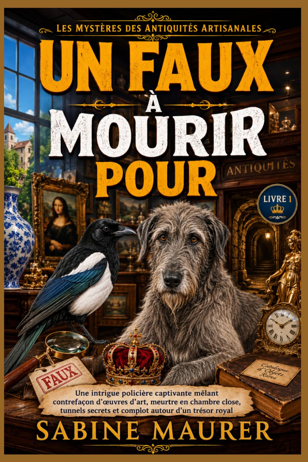 Un faux à mourir pour: Une intrigue policière captivante mêlant contrefaçon d'œuvres d'art, meurtre en chambre close, tunnels secrets et complot ... 1) (Les mystères des antiquités artisanales)