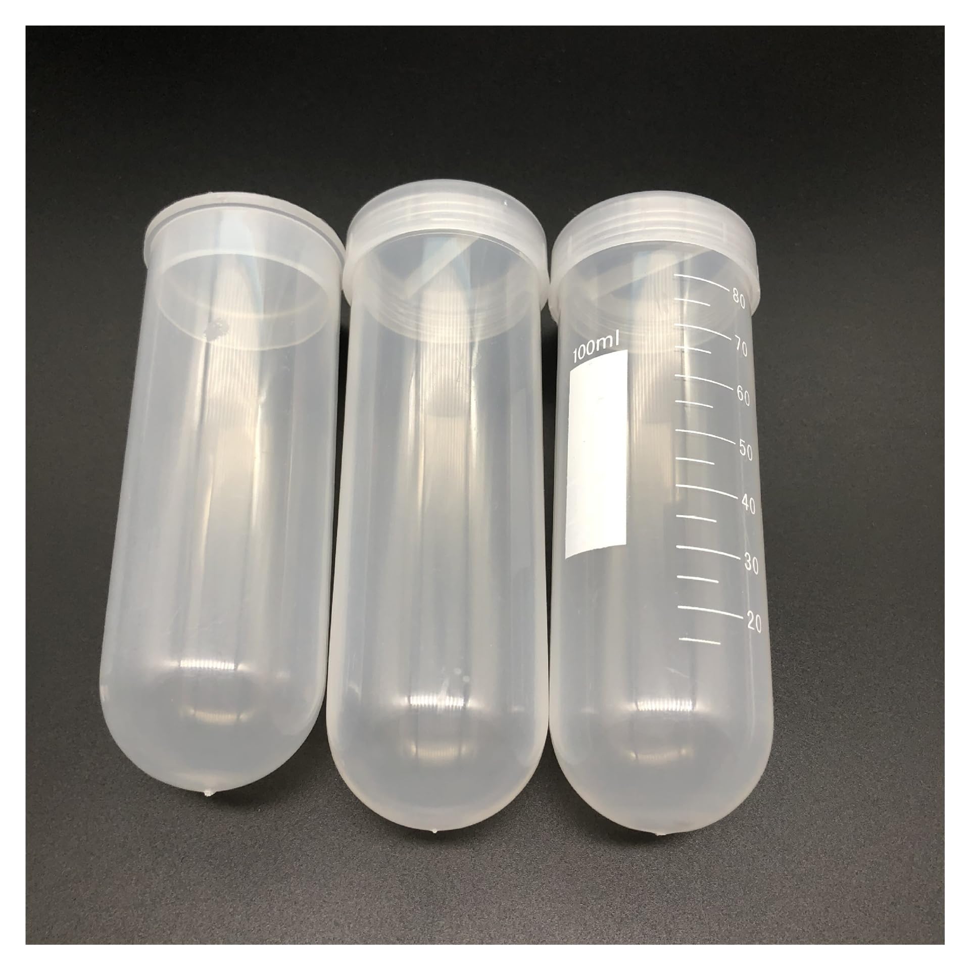 Provetta for centrifuga in plastica da 30/60/90 ml 100 con graduata, provetta for campioni tappo a vite, utilizzare nell'analisi PCR Centrifuga da laboratorio | 60pcs