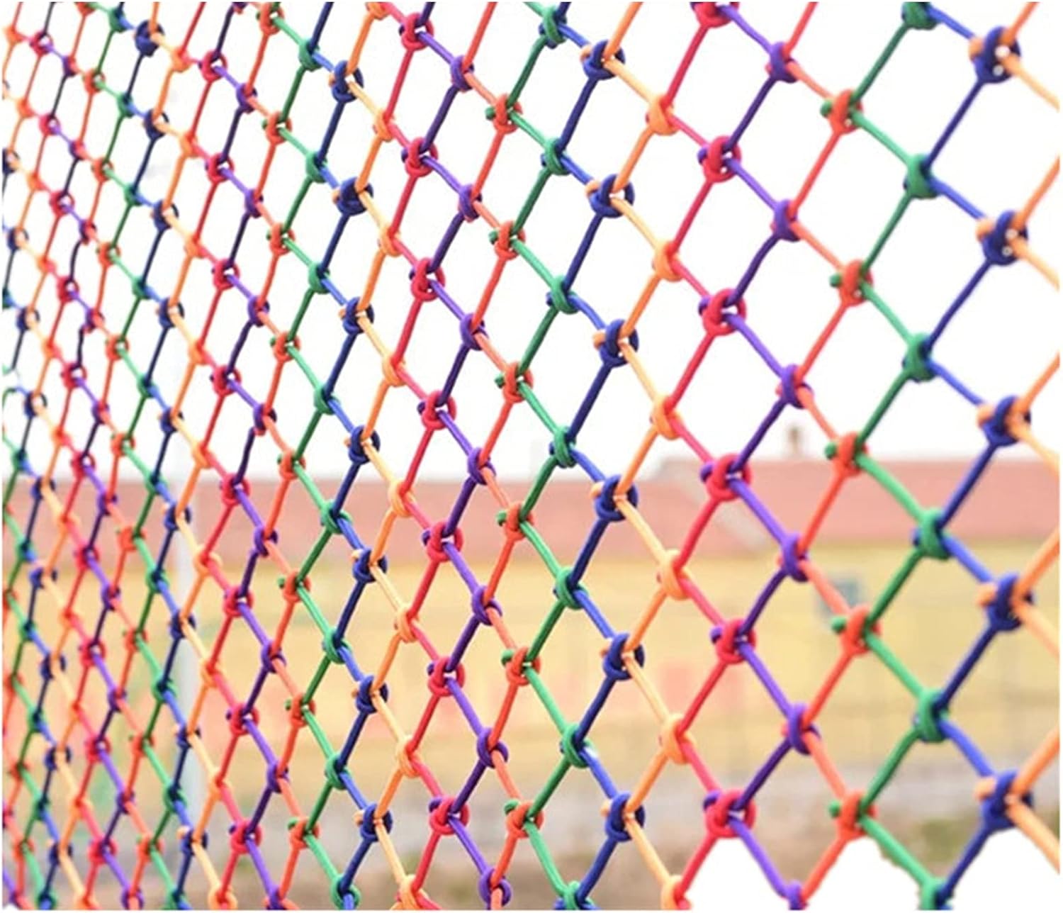 Children's Safety Net for Stairs & Balconies - Anti-Fall Nylon Rope Mesh, 3x6m (10x20ft), Ideal for Playgrounds, Ceilings & Clothes Hanging - Durable Protection Net