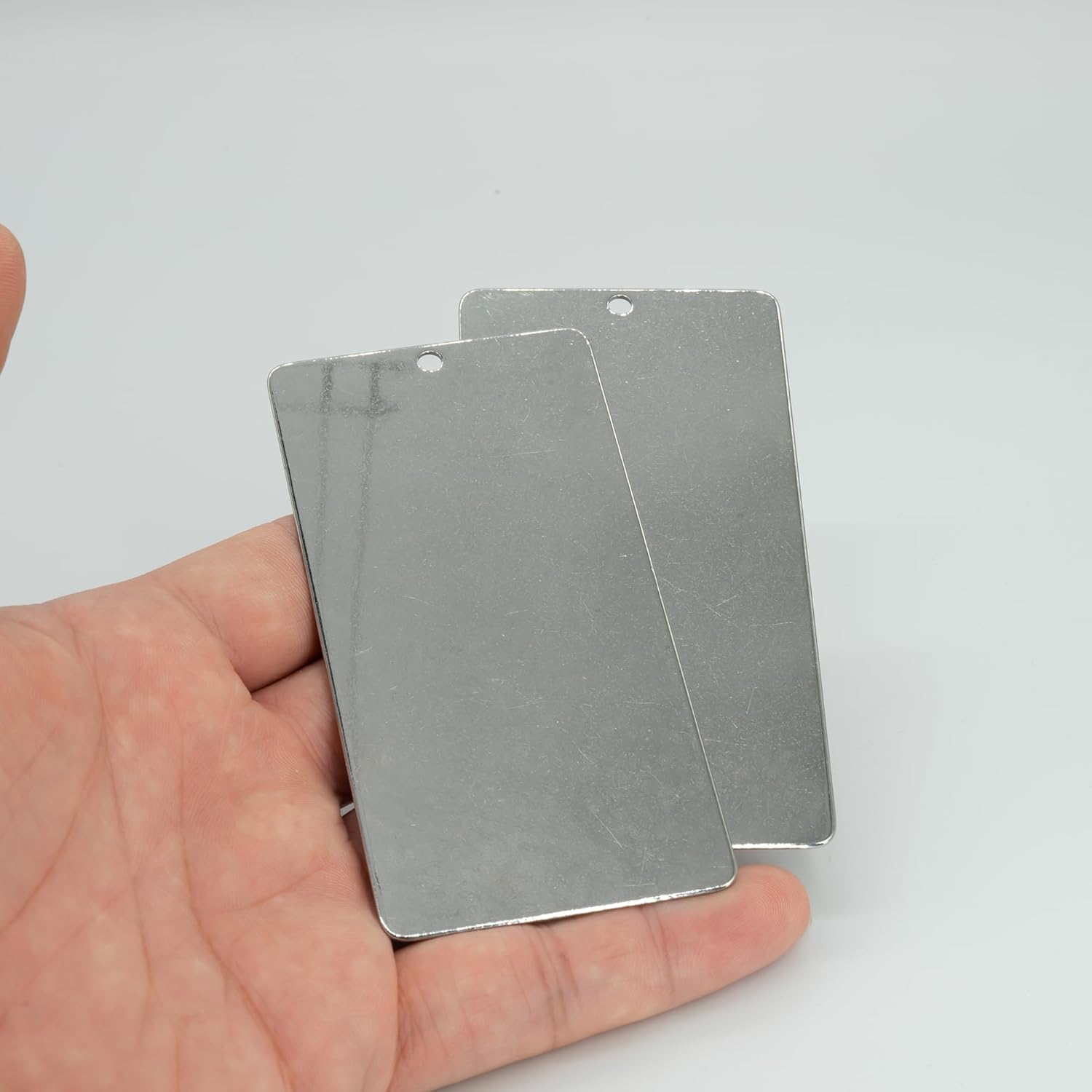 StayMax 2 x 4 Inch Metal Engraving Blank Tags Rectangle Stamping Blanks 25 Pack - Image 3