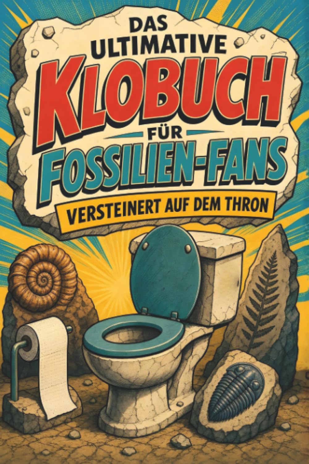 Das ultimative Klobuch für Fossilien-Fans: Versteinert auf dem Thron. Lustiges Geschenk für Fans von Fossilien, Dinosauriern und Archäologie
