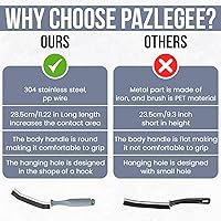 Vista 3 de Cepillo de limpieza de huecos para fregadero, cepillo de limpieza de hendiduras de cerdas duras para el hogar, baño, cocina, cepillo de limpieza