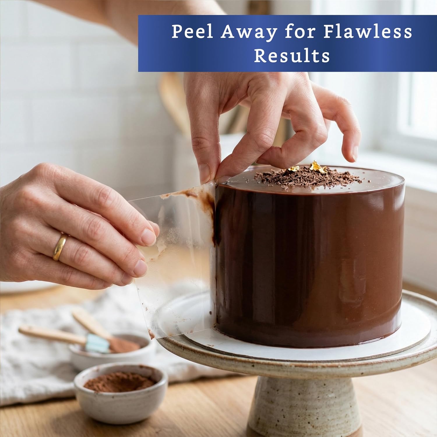 Cake Collar in - Acetate Roll - Acetate Sheets for Baking - Cake Wrapping
