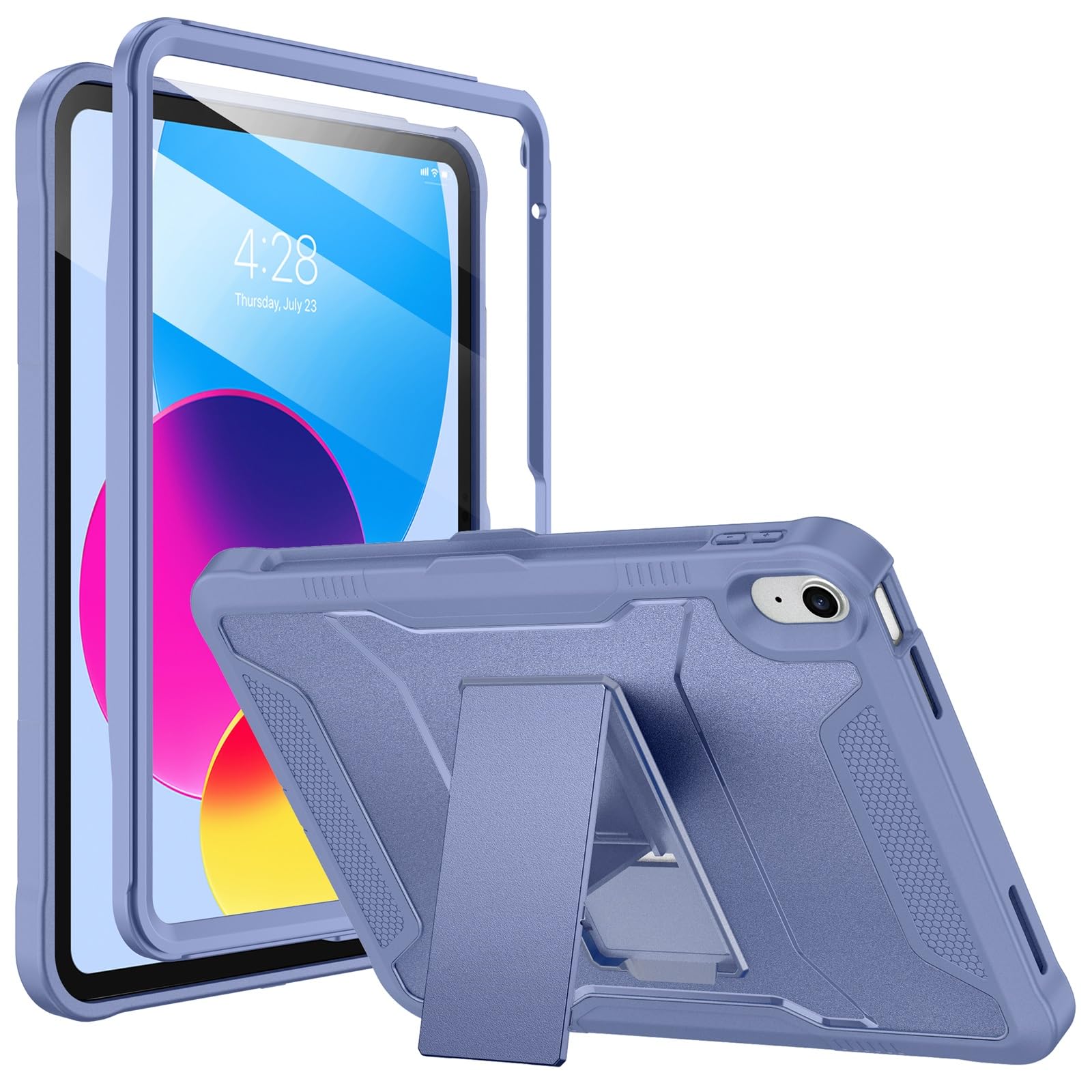 Soke Case for iPad (A16) 11th Generation 11-inch 2025, iPad 10th Generation 10.9-inch 2022, with Built-in Screen Protector and Kickstand, Rugged Full Body Protective Cover - Black — Amazon image 19