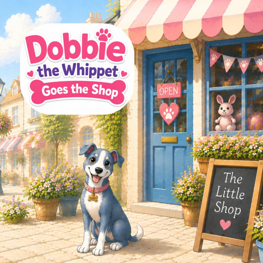 Dobbie the Whippet Goes the Shop: A Cute and Simple Children’s Story About Exploring, Treats, and Tiny Adventures. (Adventures of Dobbie the Whippet)