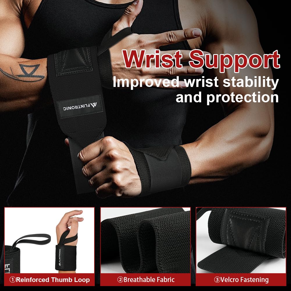 RDX W3 Polsini Da Polso Del Sollevamento Pesi – RDX Sports Italy