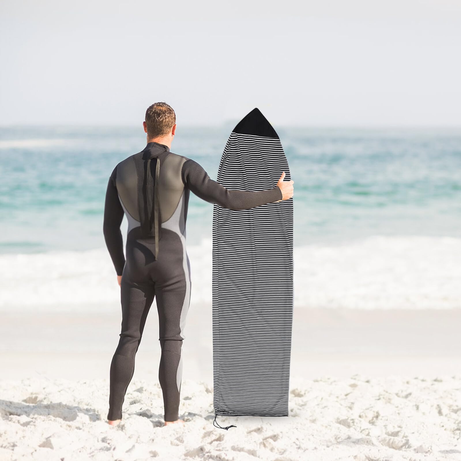 DECHOUS Funda Protectora para Tabla de Surf Bolsa de Viaje para Equipo de Surf Protector Acolchado para Transportar