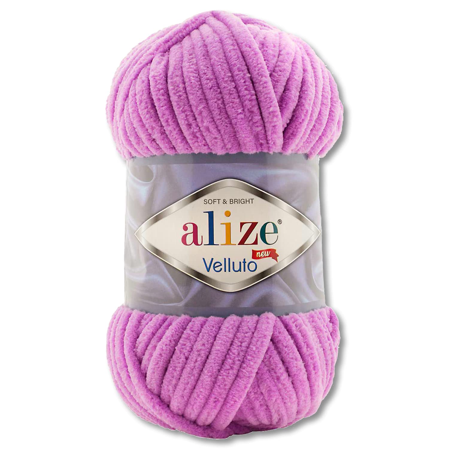 Wohnkult100 g Alize Velluto Wool in 30 Selection (378 | Orchid)
