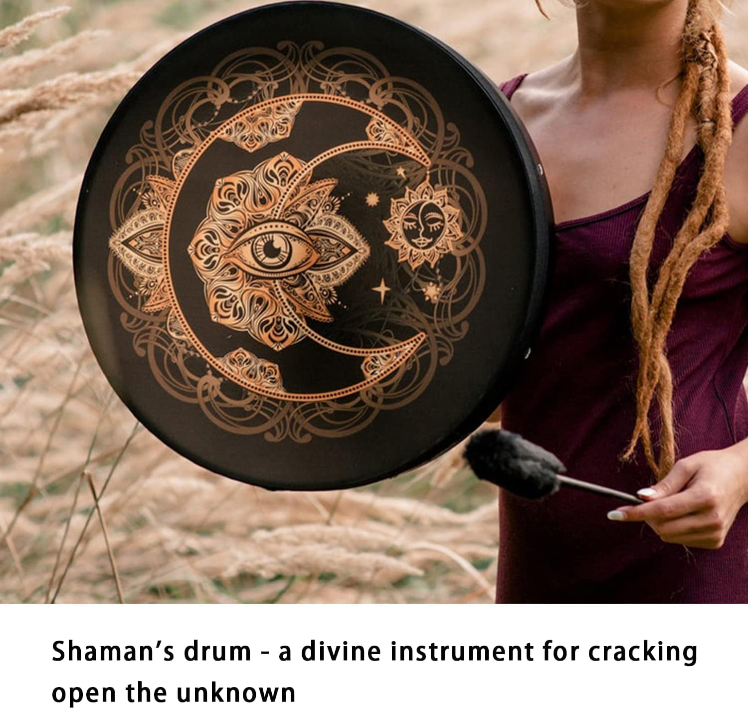 Tamburo Sciamanico, Ocean Drum con Manico