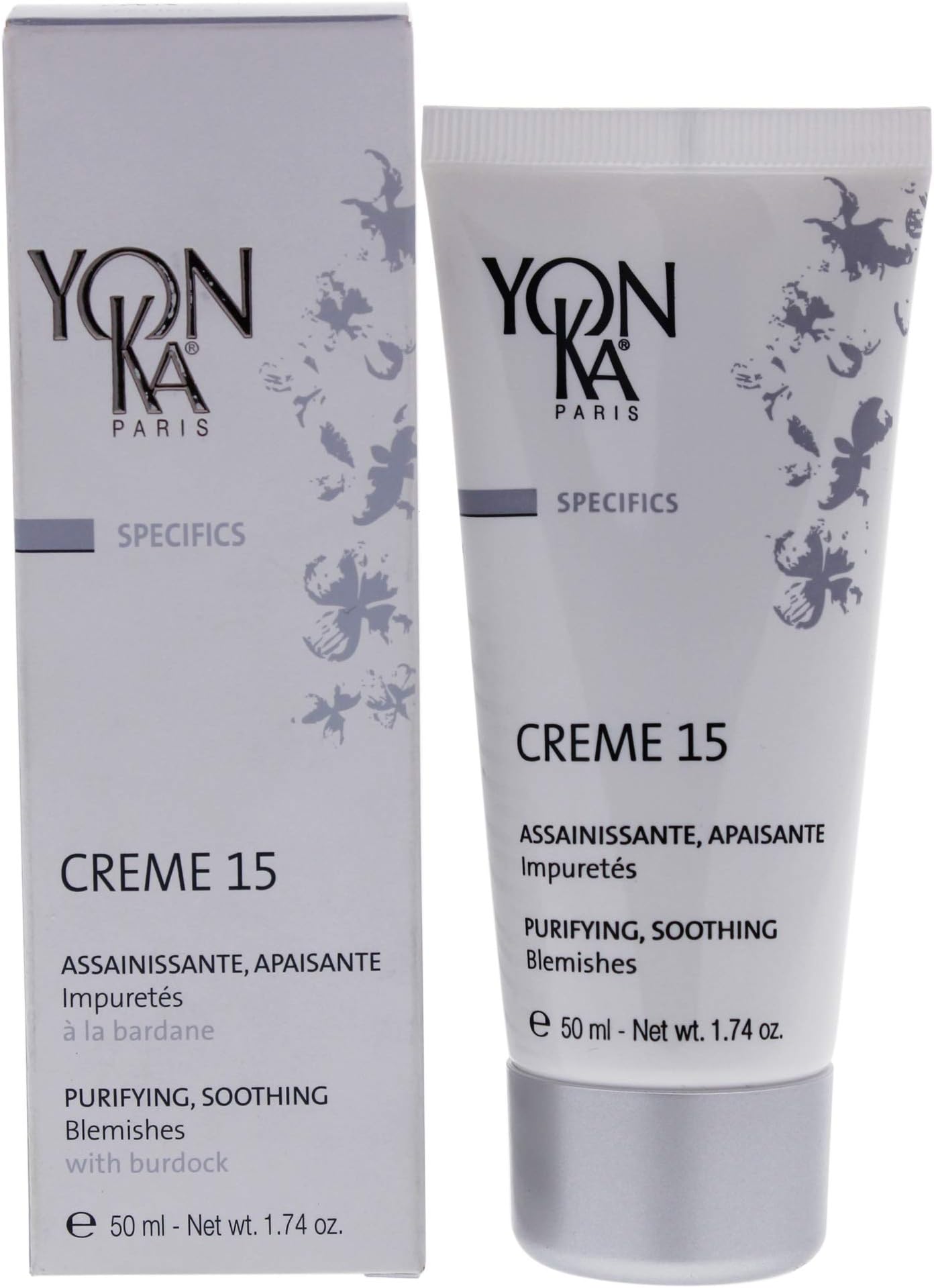 YonkaCreme 15 Purifying and Soothing Blemishes Unisex Treatment 1.74 oz