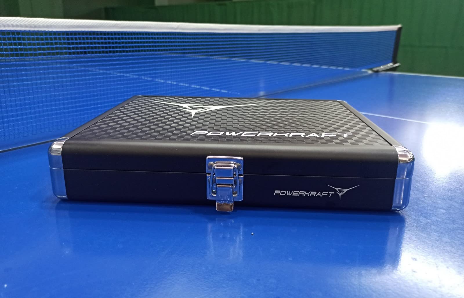 Powerkraft Table Tennis Aluminium Framed Premium Racket CASE Cover + ABS - Black. Table Tennis Racket case,Bat Cover, Bat case. TT Gift 1