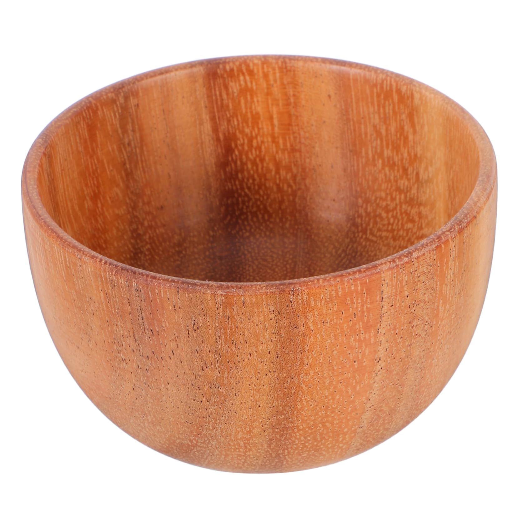 FELTECHELECTR Men Wooden Shaving Bowl Wood Shave Soap Dish For Rich Foam Elegant Beard Care Accessory For Bathroom Travel Or present Giving
