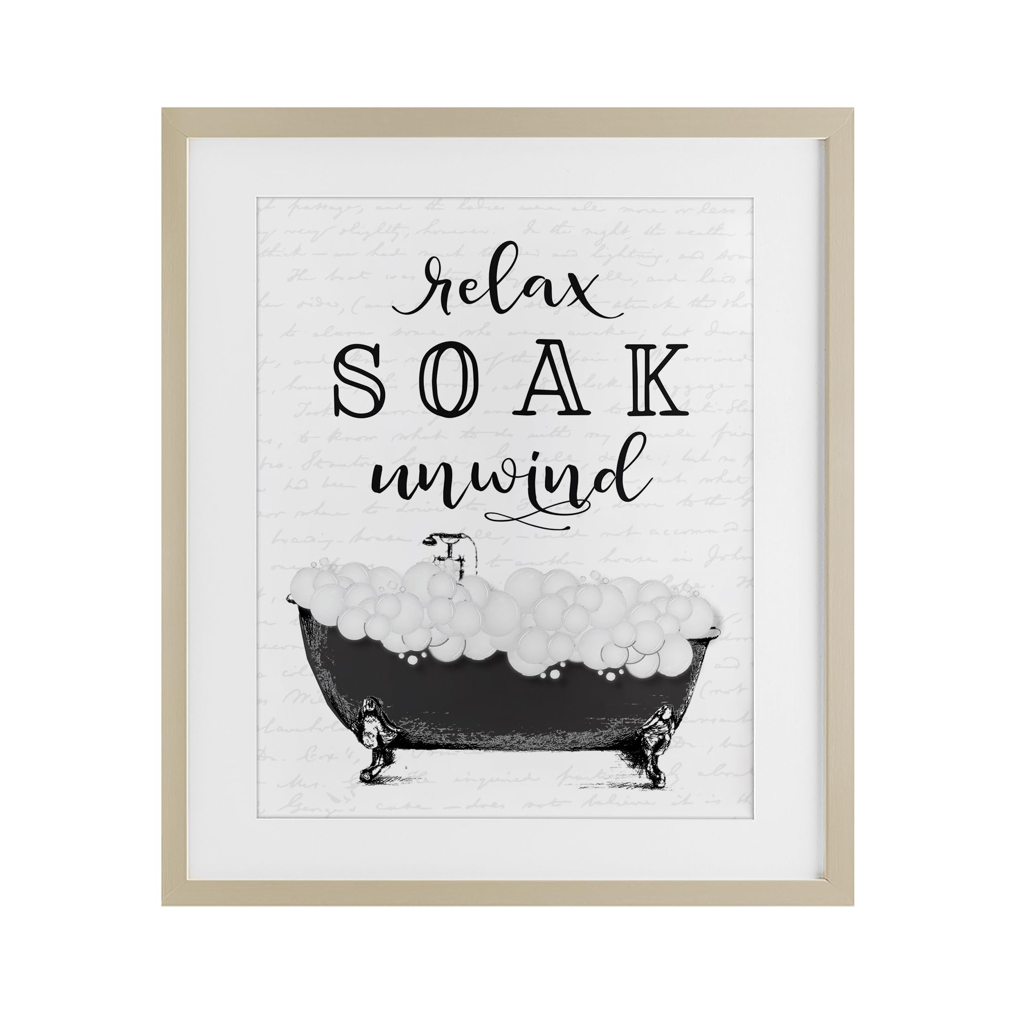 Affiche encadrée haut de gamme Stupell Industries cadre noir 40,6x33 cm