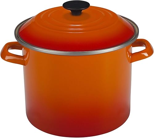 Miniatura 9 de Le Creuset Paquete de utensilios de cocina para horno y estufa de 5 piezas con horno holandés redondo de 4-12 cuartos de galón, olla cubierta Le
