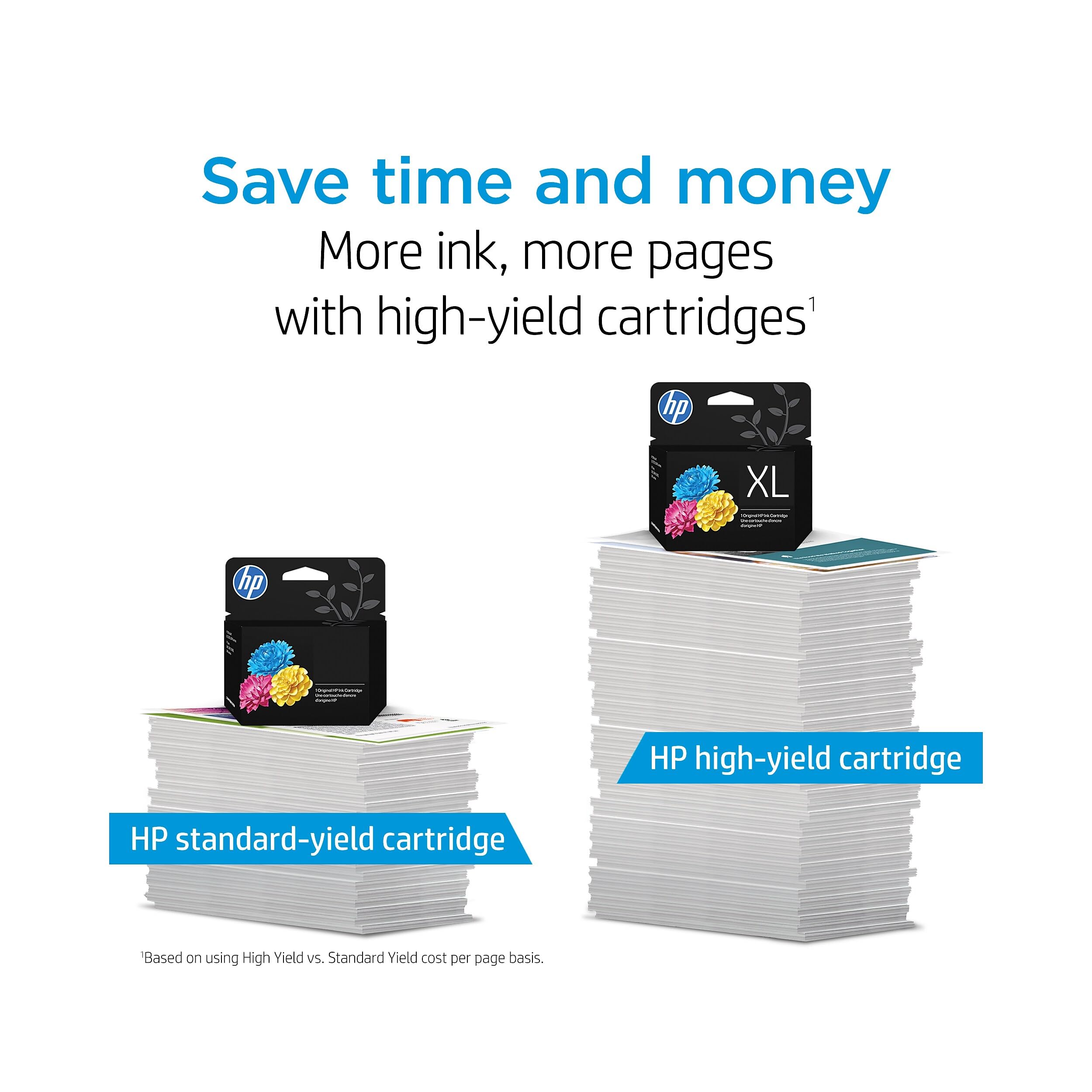 Amazon.com: HP 62 Ink Cartridge, Black XL and Tri-Color (Black XL