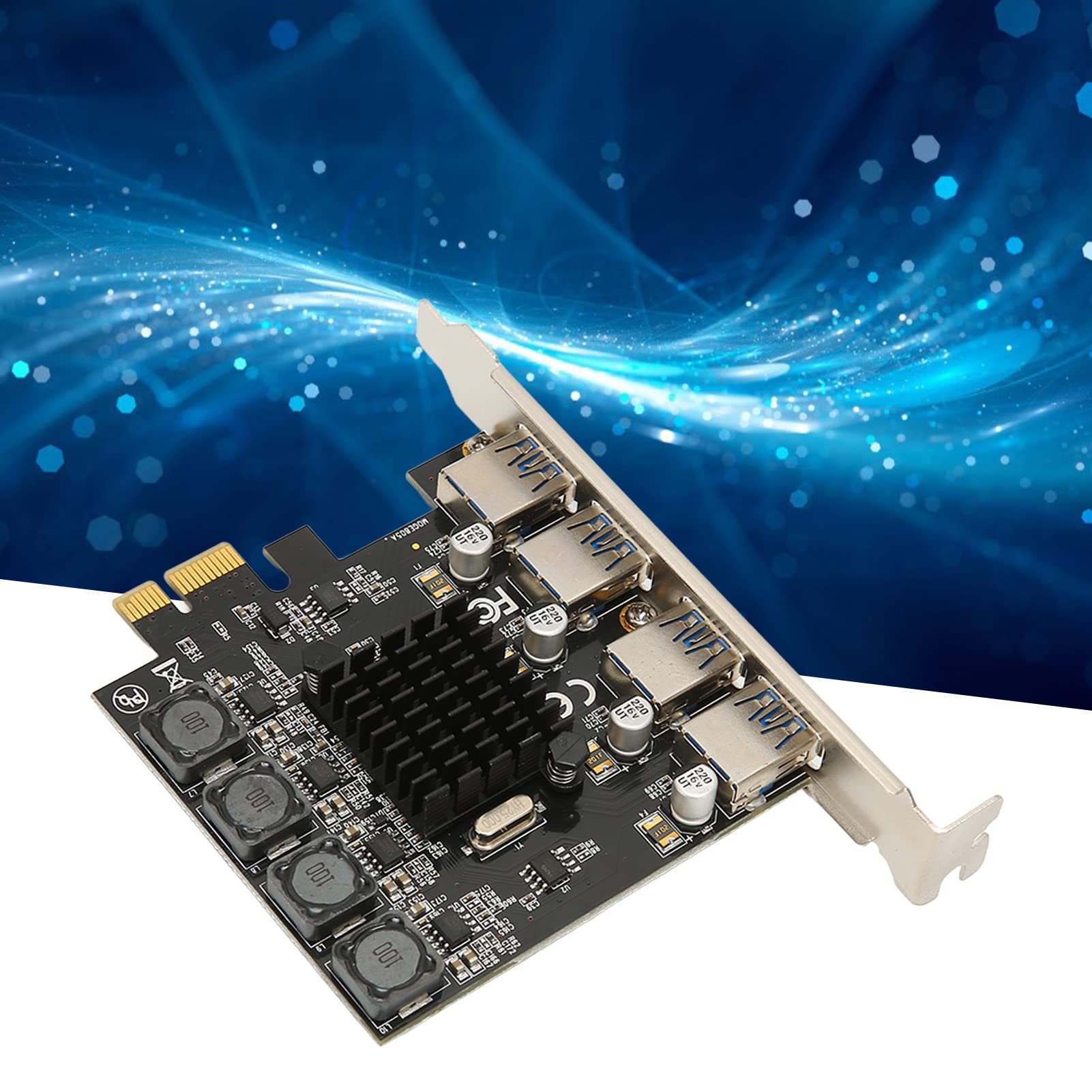 Ciciglow Mini PCIE To USB3.2 Front Expansion Card, 5Gbps USB Hot Swap - View #4
